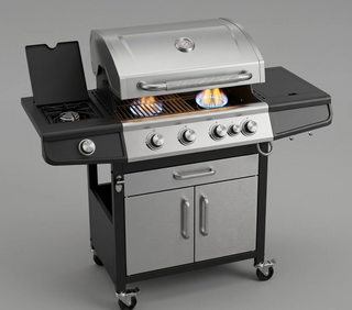 barbecues flammup vue flamm barbecue visuel up illustration