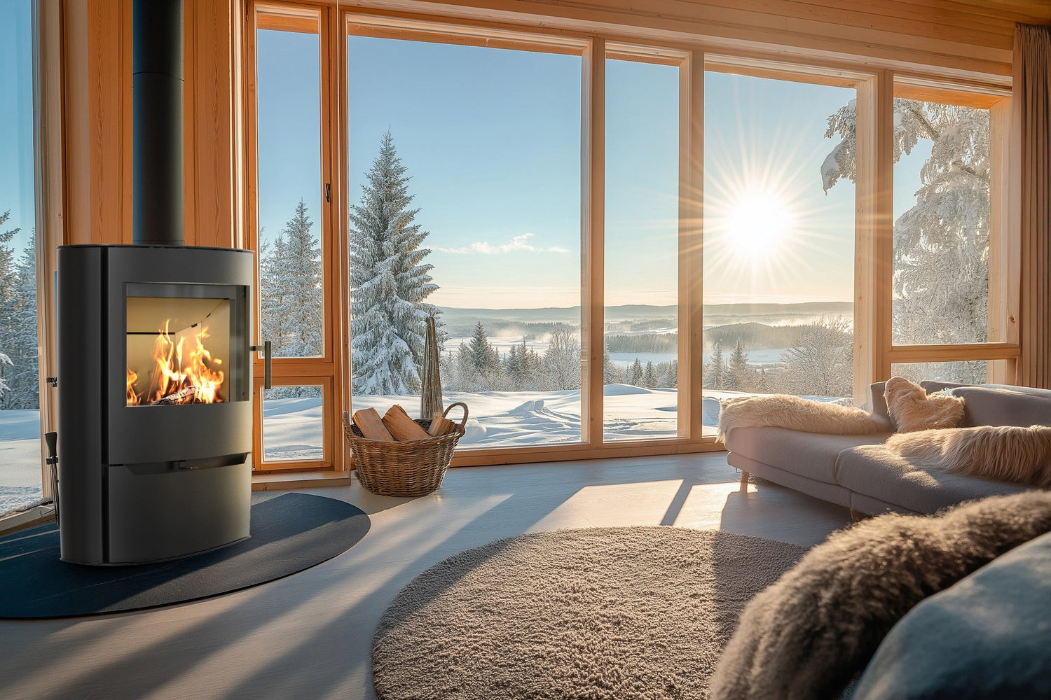 Odeur de fumée dans la maison avec un poêle à bois : causes et solutions