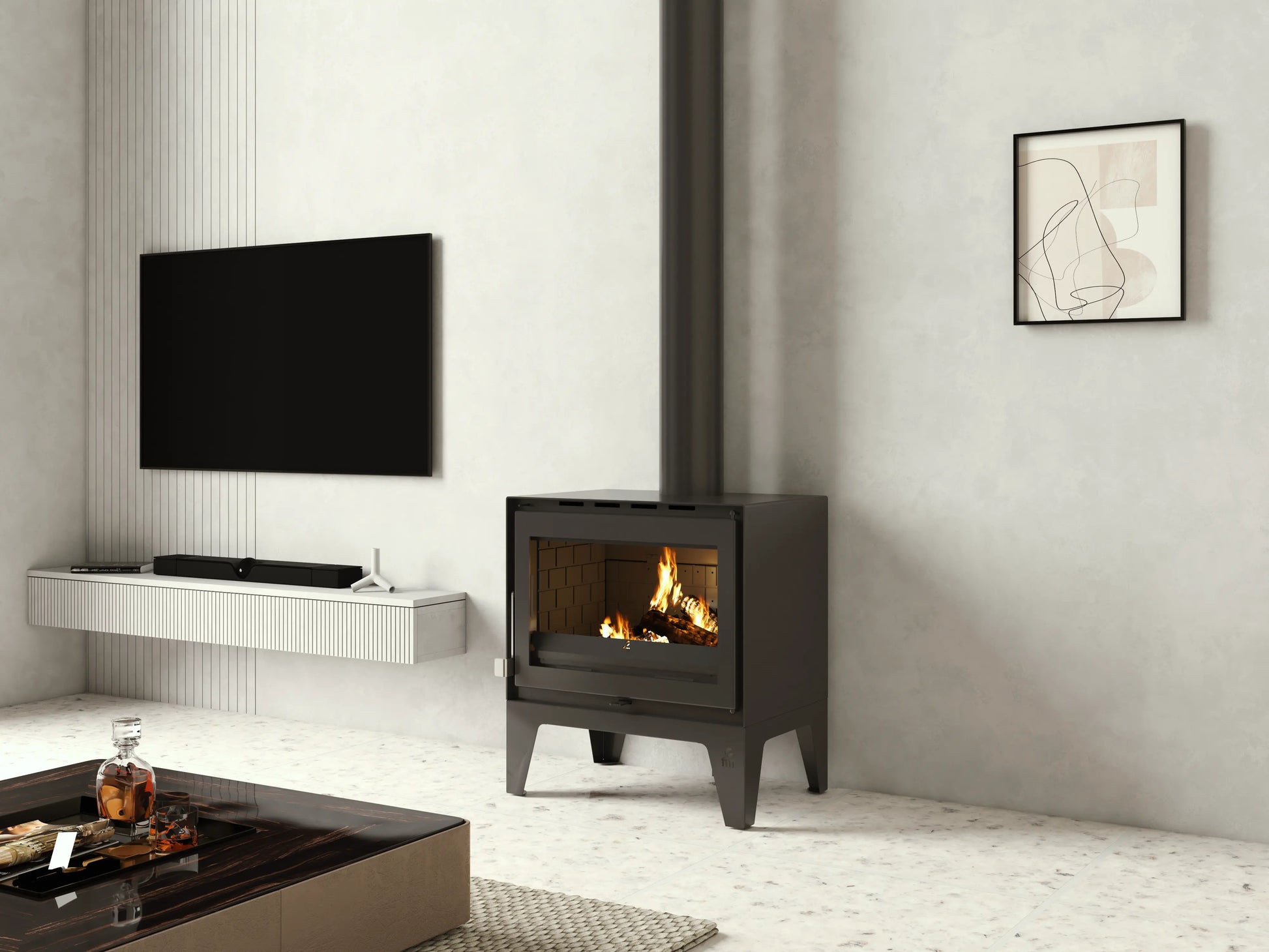 Poêle à bois FM Calefaccion M-170 PF FM Calefaccion