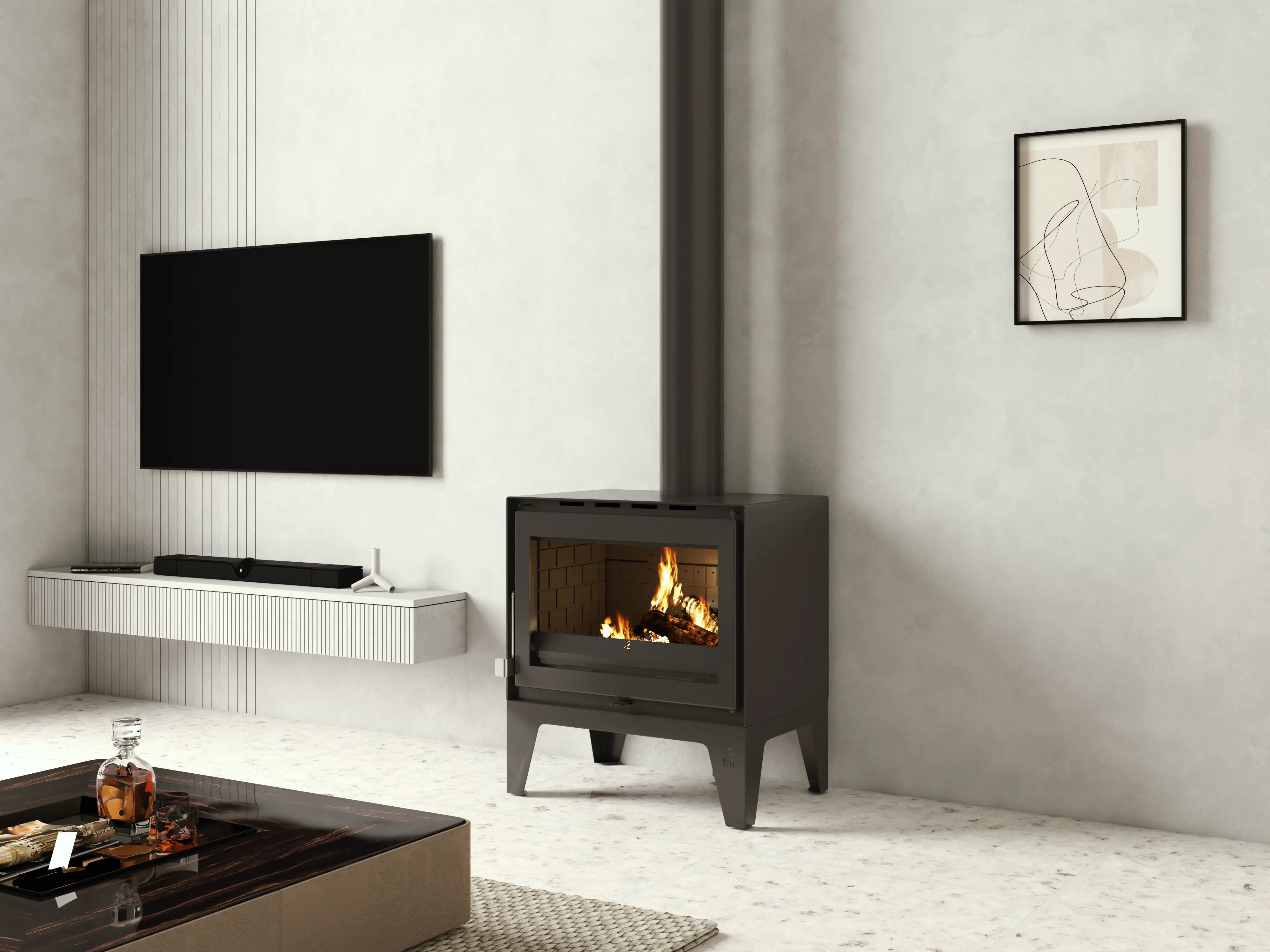 Poêle à bois FM Calefaccion M-170 PF FM Calefaccion