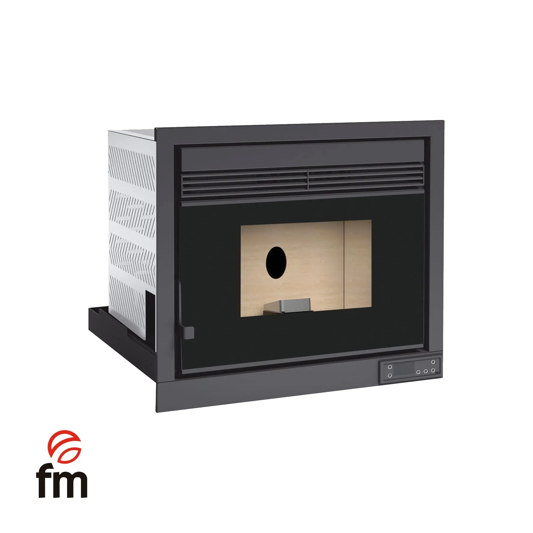 Insert à granulés FM Calefaccion IP-170K 11,5 kW — Grande puissance FM Calefaccion
