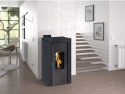 Thermopoêle à granulés FM Calefaccion BP-500H 17 kW — Raccordable eau chaude FM Calefaccion