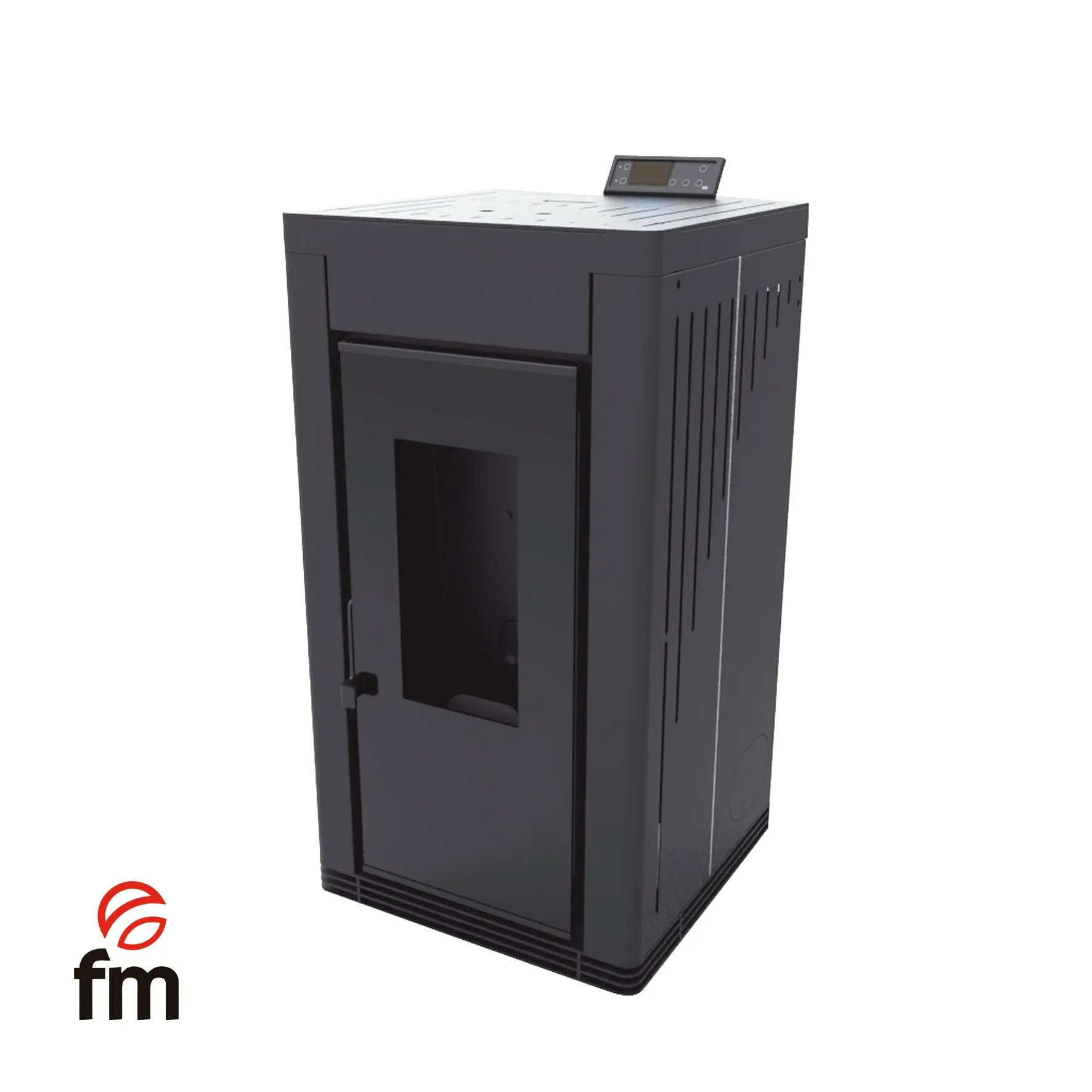 Thermopoêle à granulés FM Calefaccion BP-500H 17 kW — Raccordable eau chaude FM Calefaccion