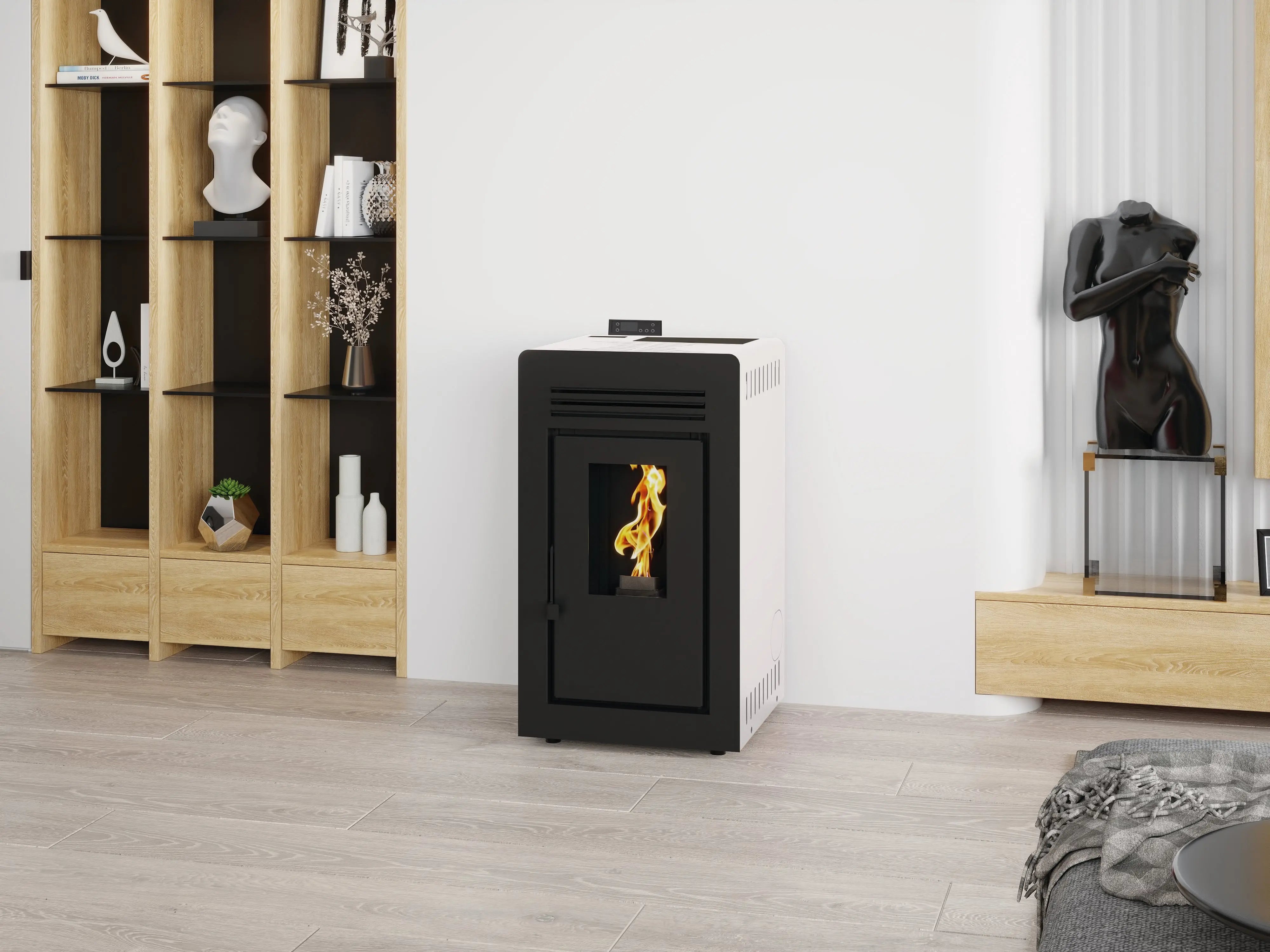 Poêle à granulés compact FM Calefaccion BP-CH1 7,5 kW FM Calefaccion