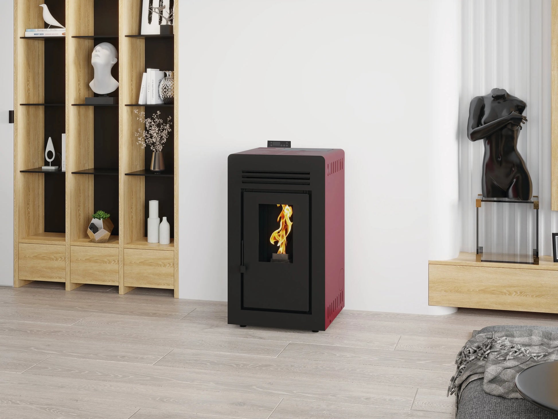 Poêle à granulés compact FM Calefaccion BP-CH1 7,5 kW FM Calefaccion