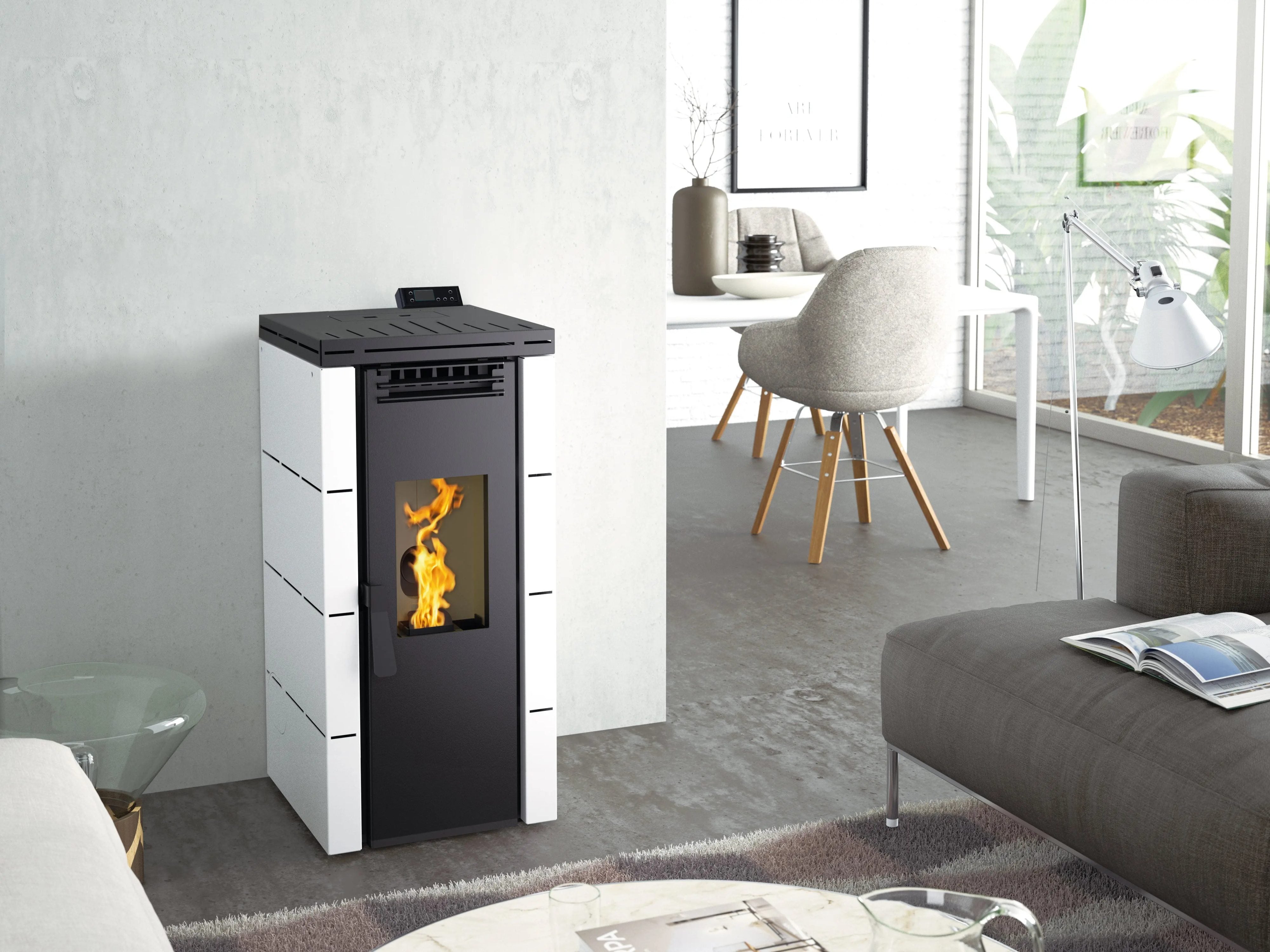 Poêle à granulés FM Calefaccion BP-100 9,8 kW FM Calefaccion