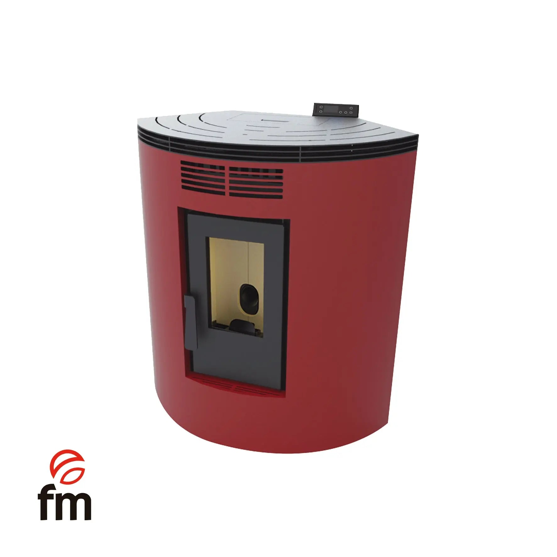 Poêle à granulés de coin FM Calefaccion BP-100R 9,8 kW FM Calefaccion
