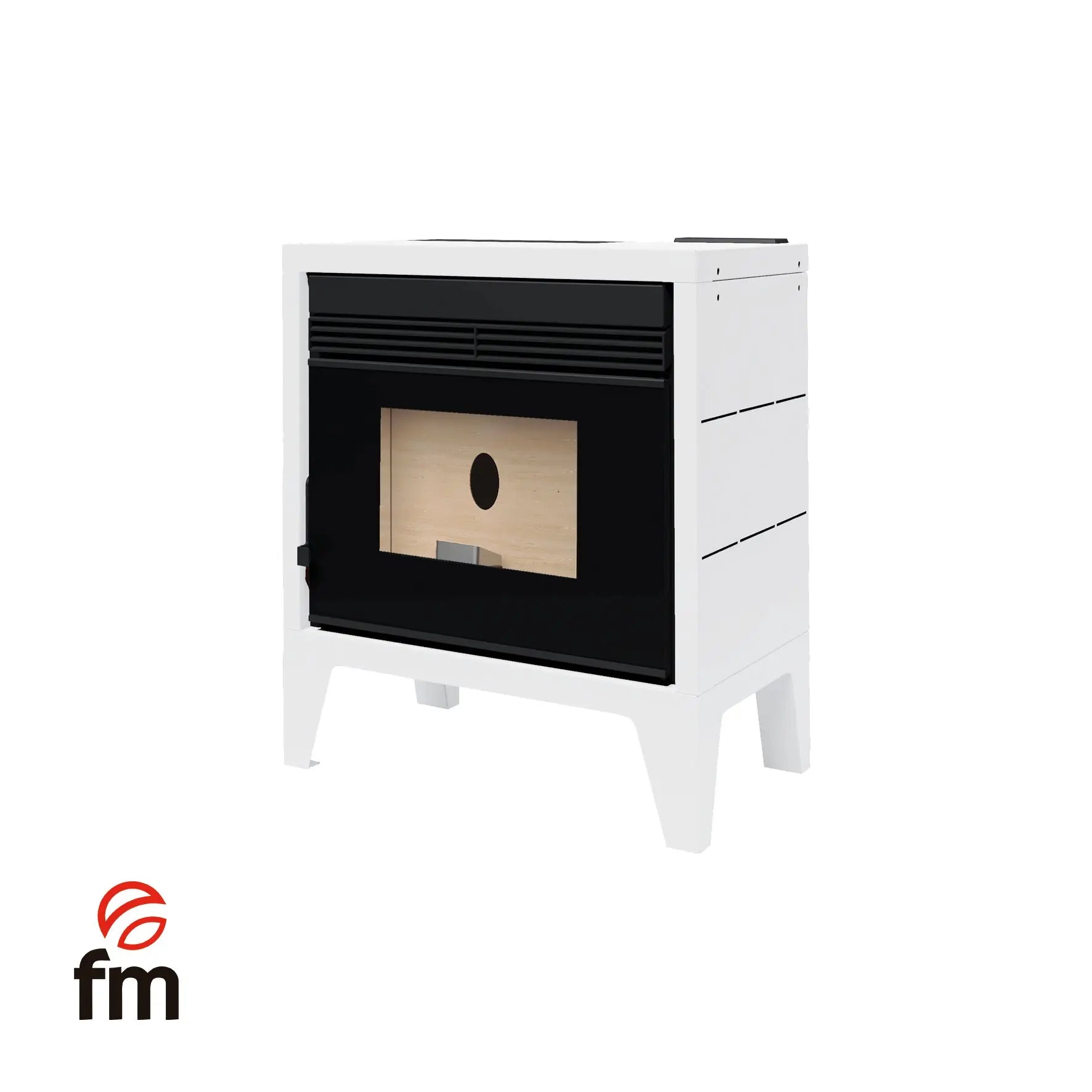 Poêle à granulés FM Calefaccion BP-170K 11,5 kW — Vitre sérigraphiée FM Calefaccion