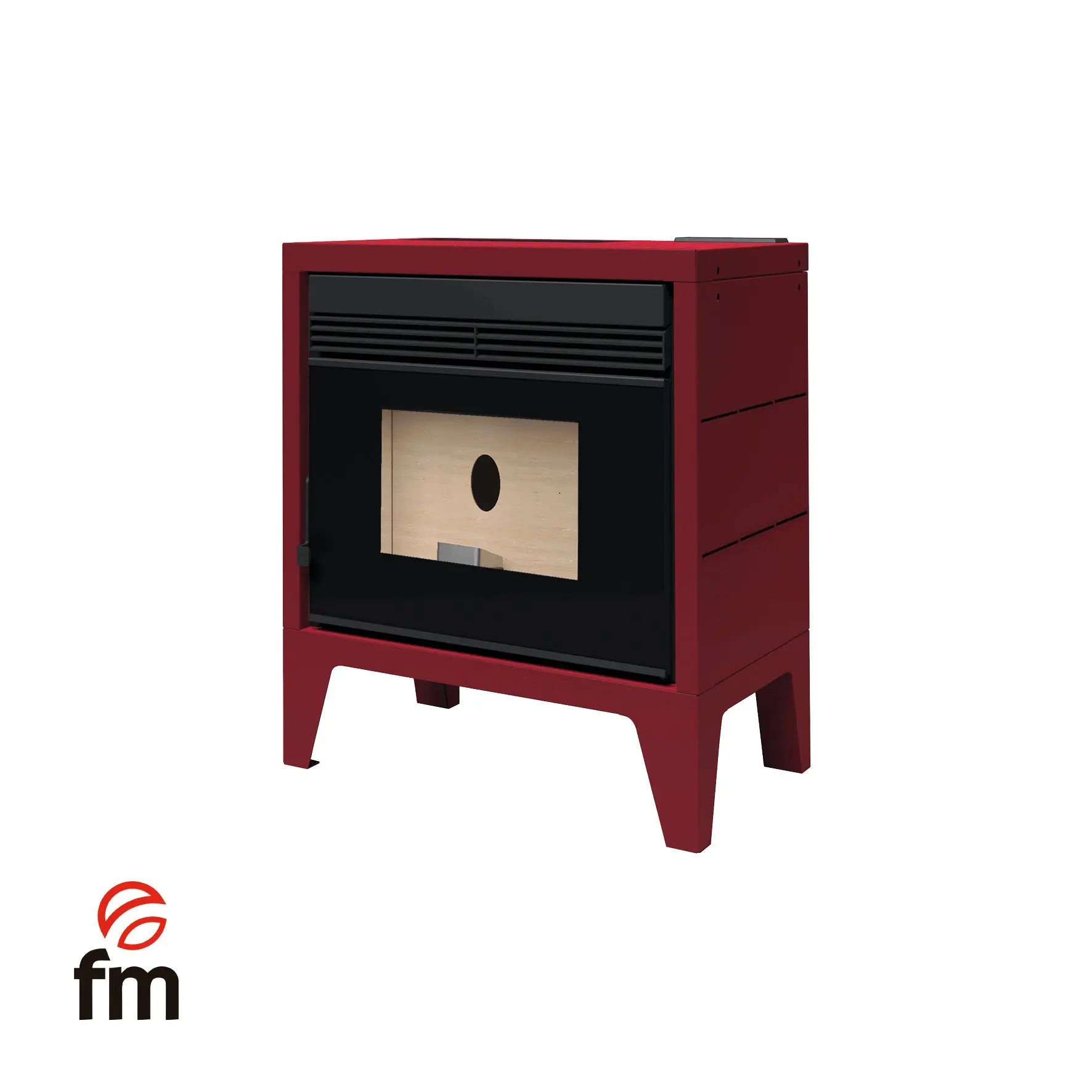 Poêle à granulés FM Calefaccion BP-170K 11,5 kW — Vitre sérigraphiée FM Calefaccion