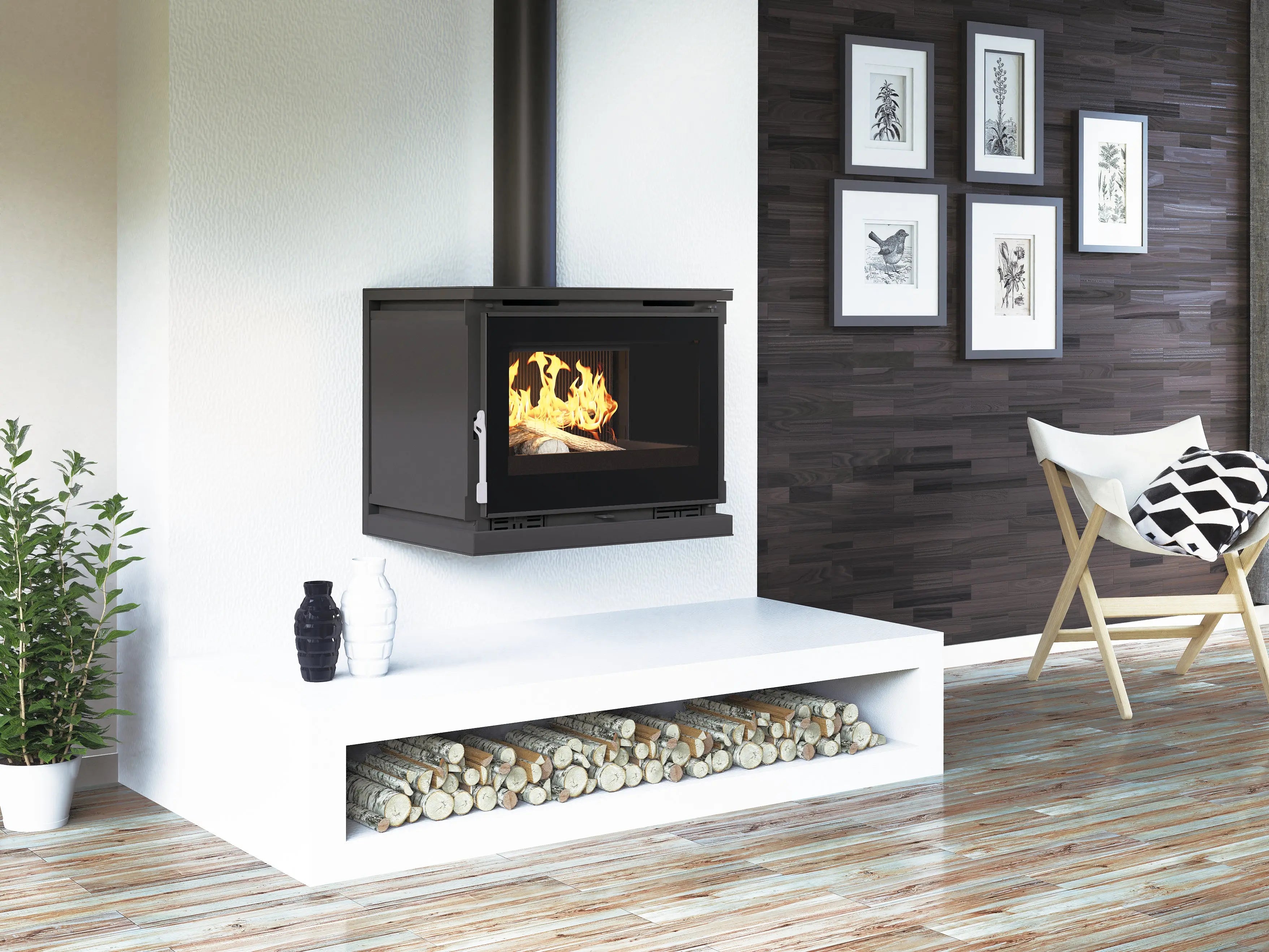 Poêle à bois FM Calefaccion M-170 K FM Calefaccion