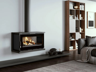 Poêle à bois - FM CALEFACCION M-100 FK - 13,3kW - Foyer en fonte