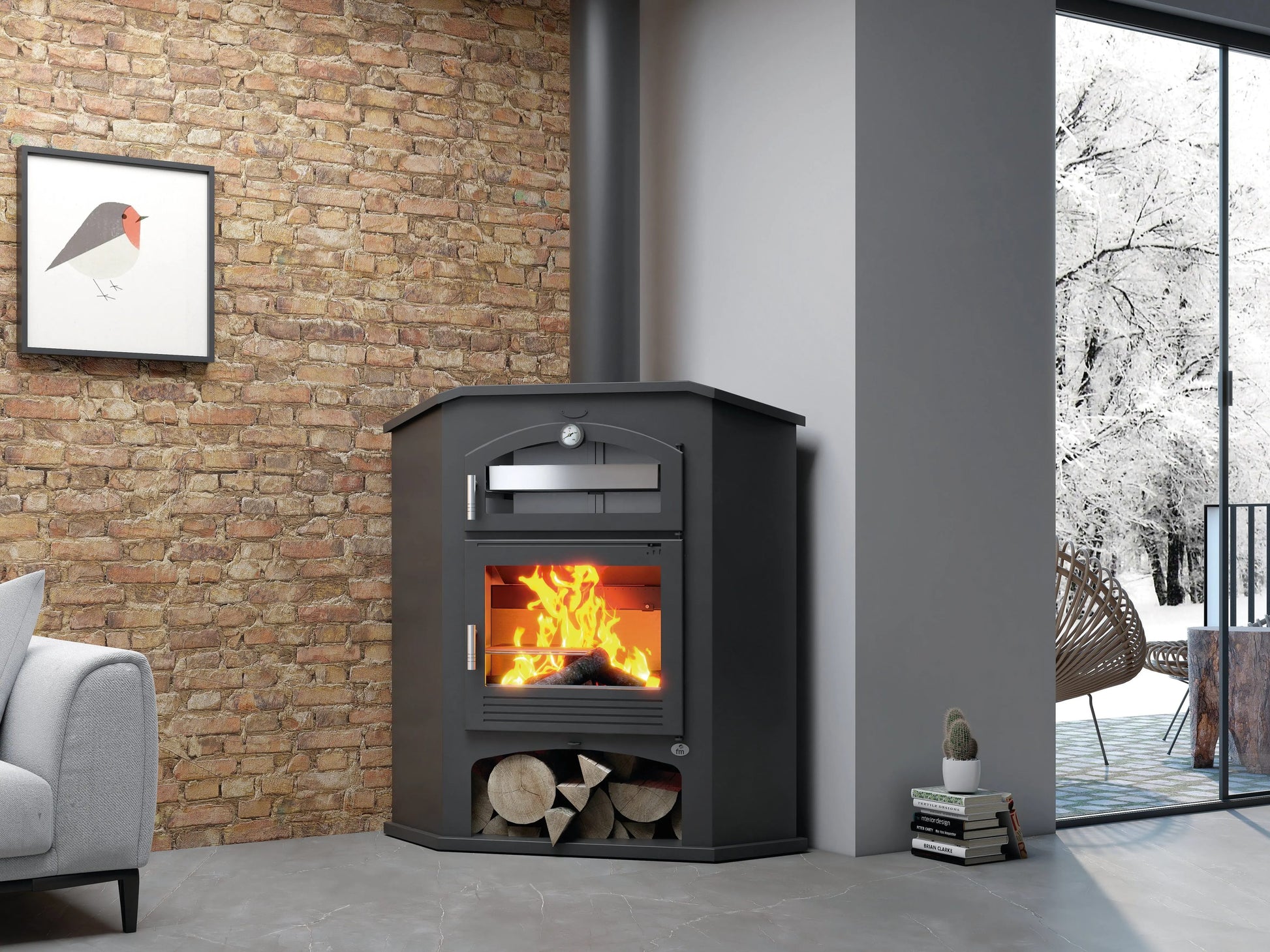 Poêle à bois FM Calefaccion M-106 R FM Calefaccion