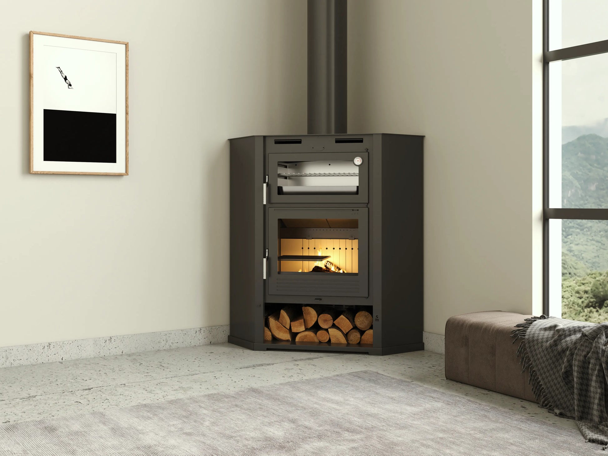 Poêle à bois FM Calefaccion M-107 RT FM Calefaccion