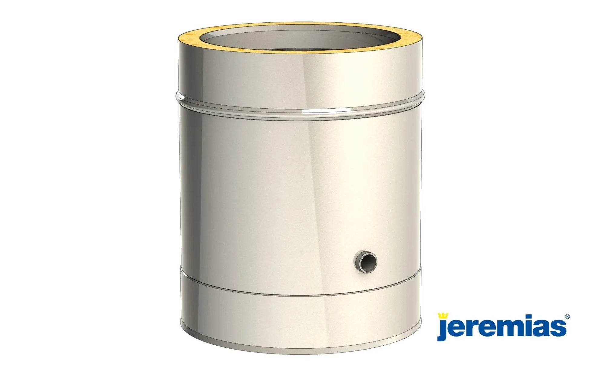 Élément droit 250 mm avec purge latérale