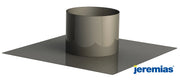 Grand solin plat inox sans collerette 800 x 800