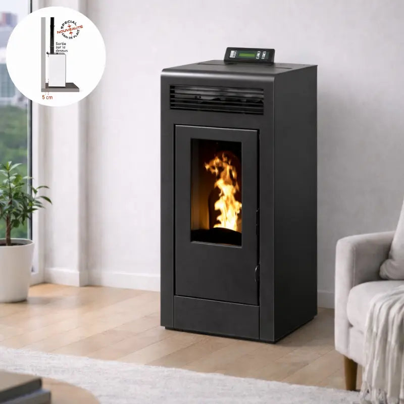 Poêle à granulés Emaflam Marina 13C — Concentrique Emaflam