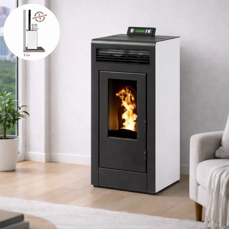 Poêle à granulés Emaflam Marina 13C — Concentrique Emaflam