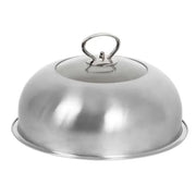 Cloche cuisson vitrée inox Le Marquier