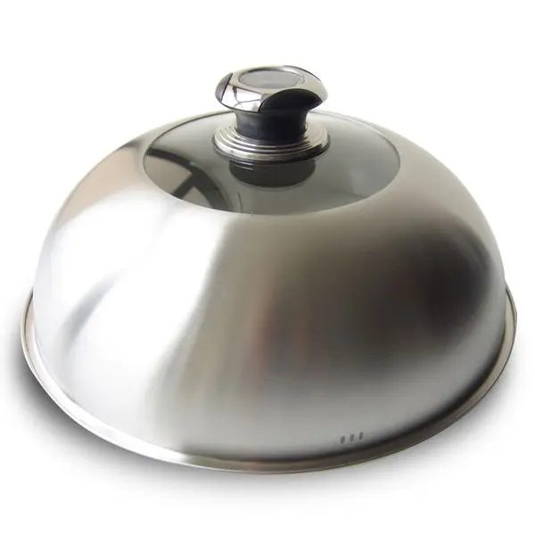 Cloche Inox thermomètre Le Marquier