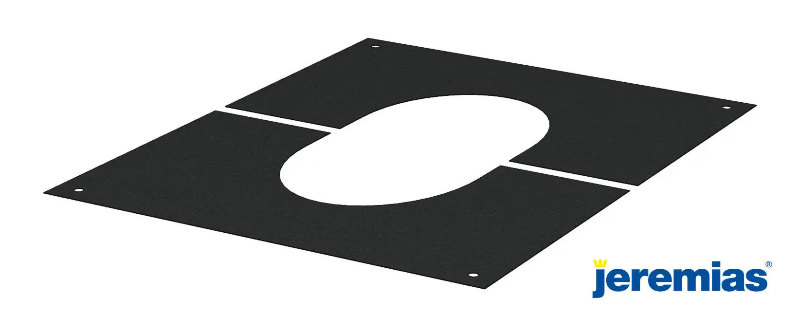 Plaque de finition carrée en 2 parties 0-30°