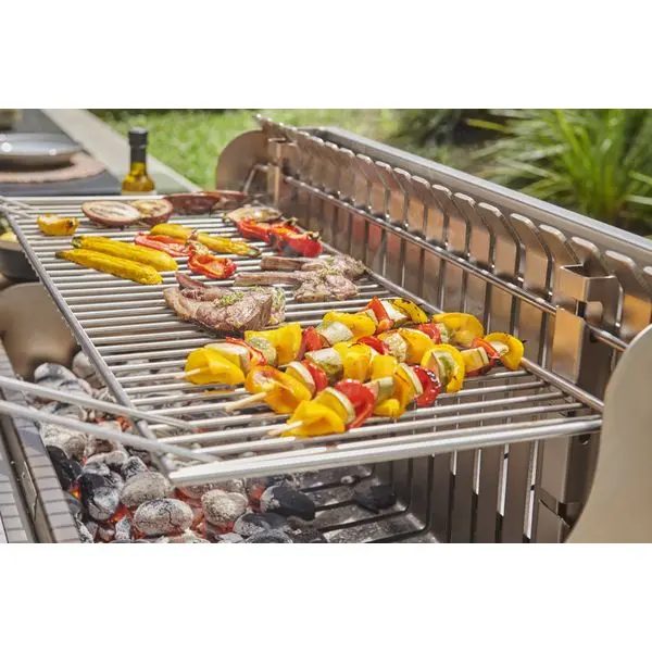 Barbecue Irissarry 78x32 Inox avec chariot Le Marquier