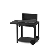 Barbecue Montory 61x40 Noir avec chariot Le Marquier