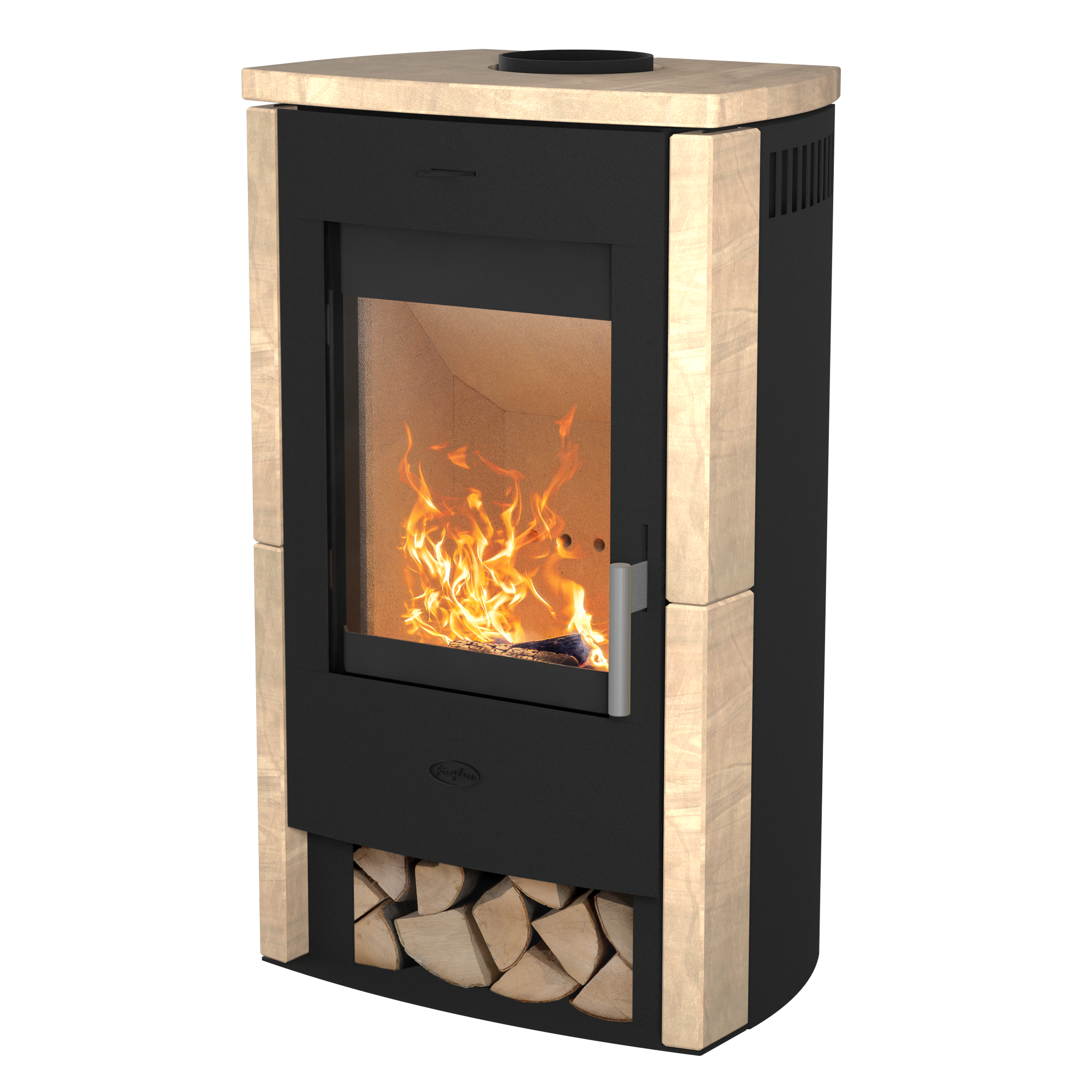 Poêle à bois - FIREPLACE Brasil - 6kW - Pierre de sable