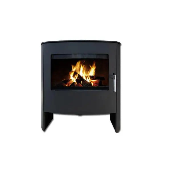 Poêle à bois Flam&co ELIPSSA 10 kW — Design elliptique Flam&co