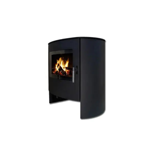 Poêle à bois Flam&co ELIPSSA 10 kW — Design elliptique Flam&co