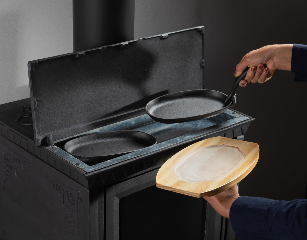 Poêle à bois Globfire Luna I - détail vitre