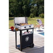 La Plancha Inox Gaz Duo Edition Le Marquier