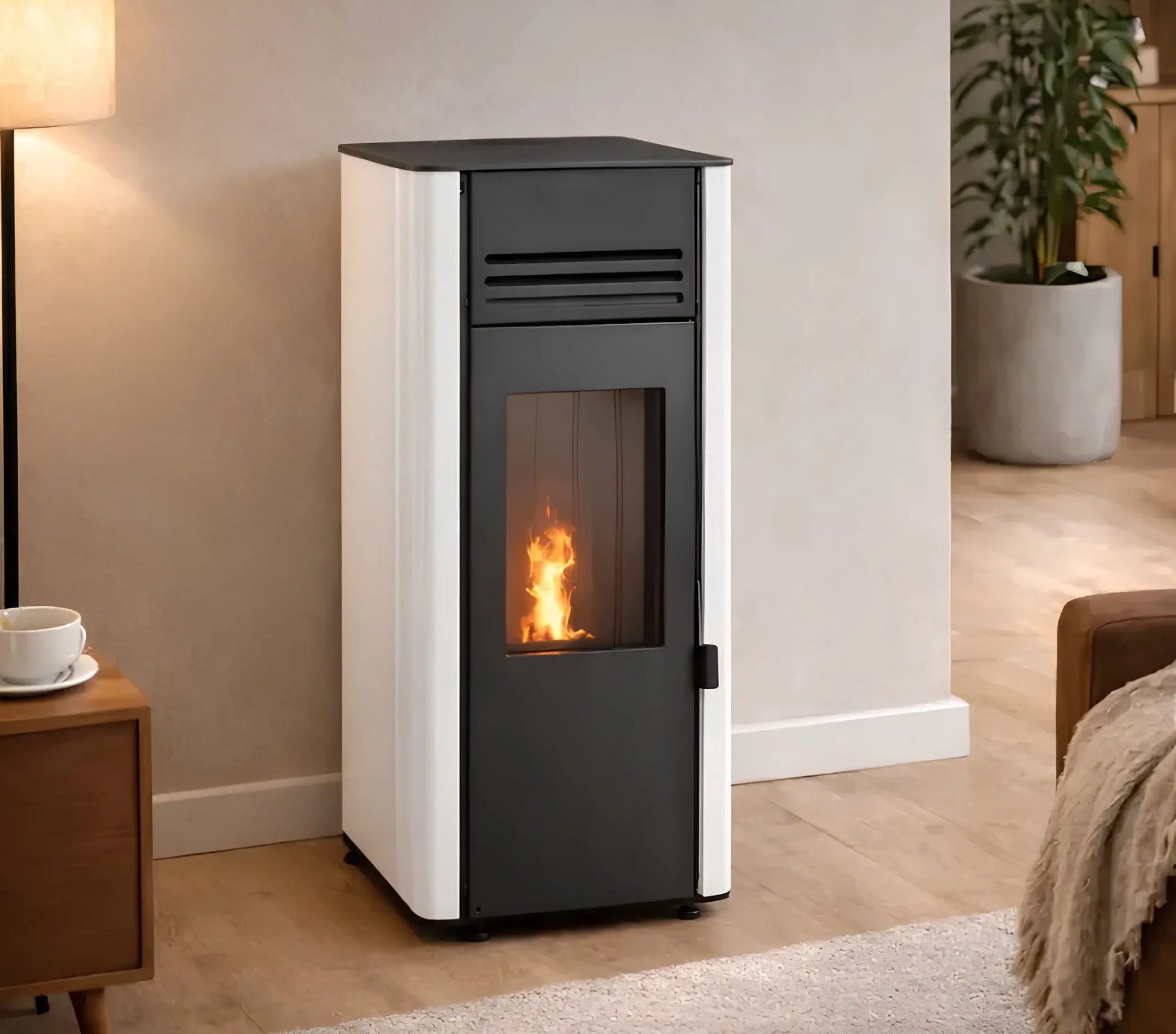 Poêle à granulés Flam&co TISSAe 8 kW + télécommande Flam&co