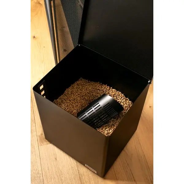 Coffre à granulés Original GM à roulettes Noir Le Marquier