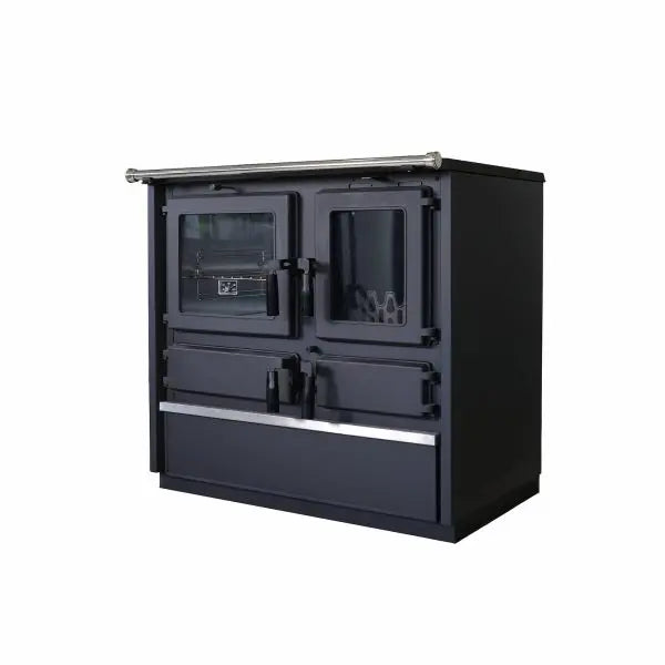 Cuisinière à bois Flam&co ROCCO 9,9 kW — Fonte intégrale Flam&co