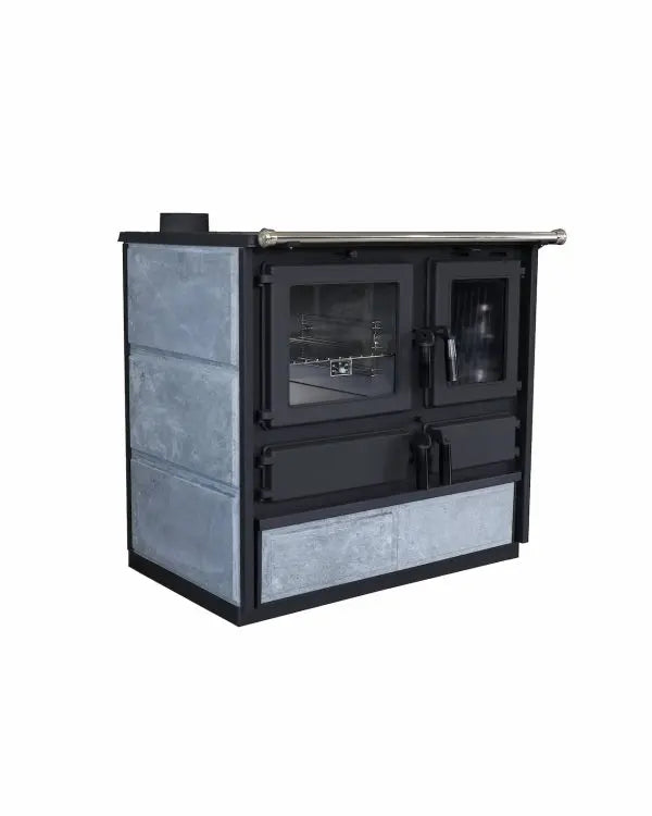 Cuisinière à bois Flam&co ROCCO 9,9 kW — Fonte intégrale Flam&co