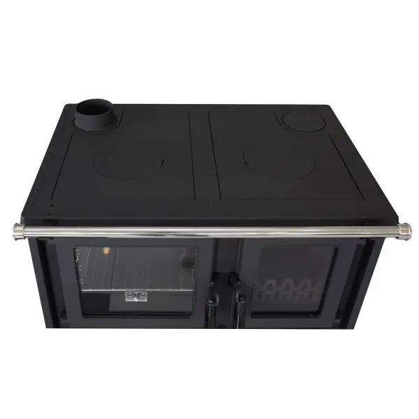 Cuisinière à bois Flam&co ROCCO 9,9 kW — Fonte intégrale Flam&co