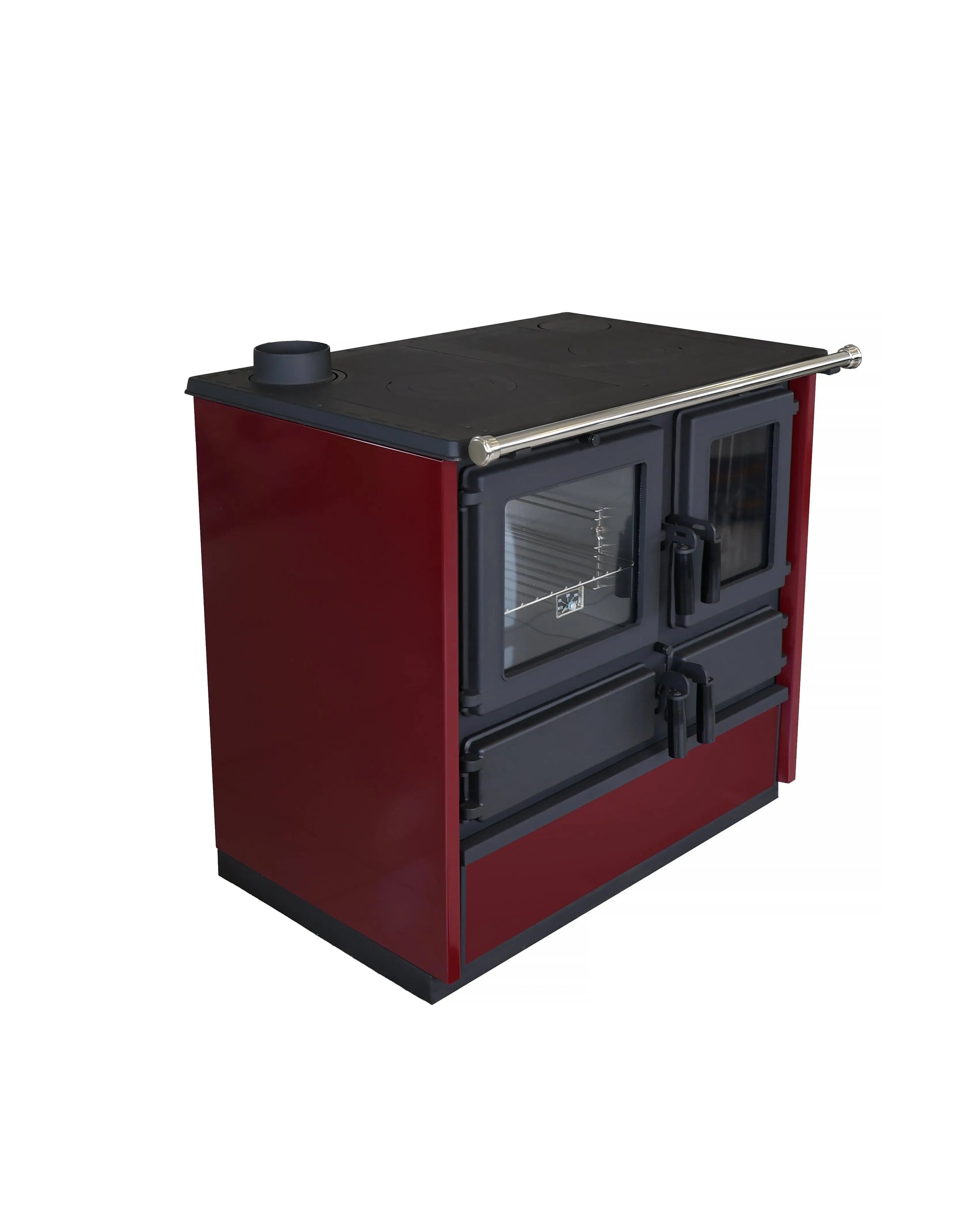 Cuisinière à bois Flam&co ROCCO 9,9 kW — Fonte intégrale Flam&co