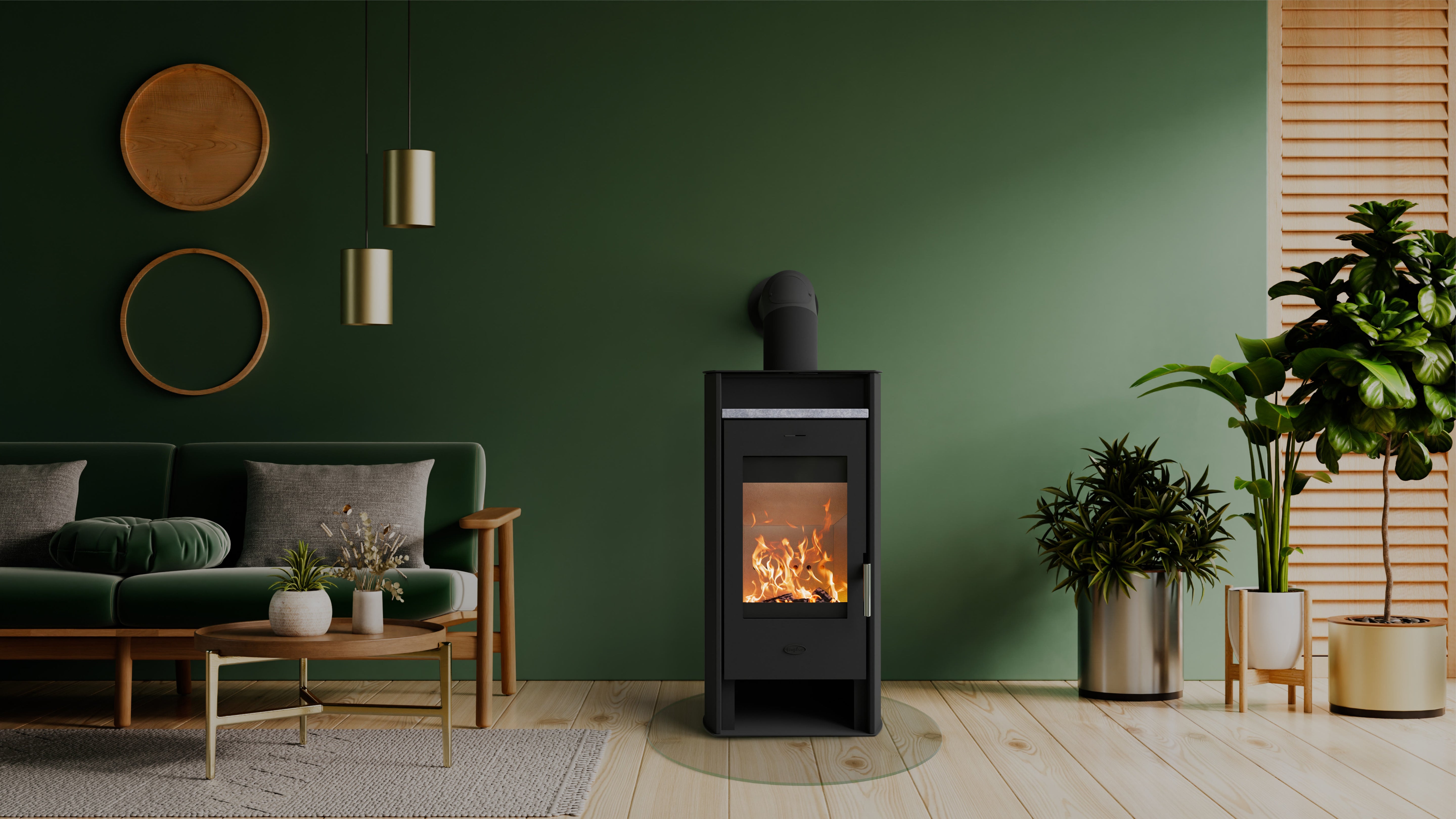 Poêle à bois - FIREPLACE Santa Fe - 6kW - Acier