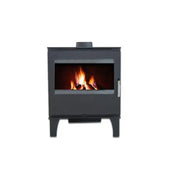 Poêle à bois Flam&co TS L 2 10 kW — Plateau pierre ou acier Flam&co