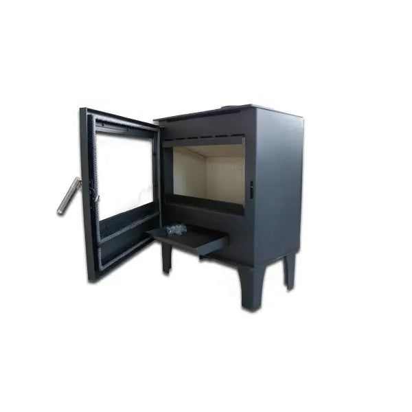 Poêle à bois Flam&co TS L 2 10 kW — Plateau pierre ou acier Flam&co