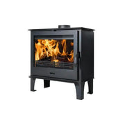 Poêle à bois Flam&co TS L 10 kW — Grande surface vitrée Flam&co