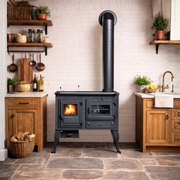 Cuisinière à bois Globfire Titan en ambiance