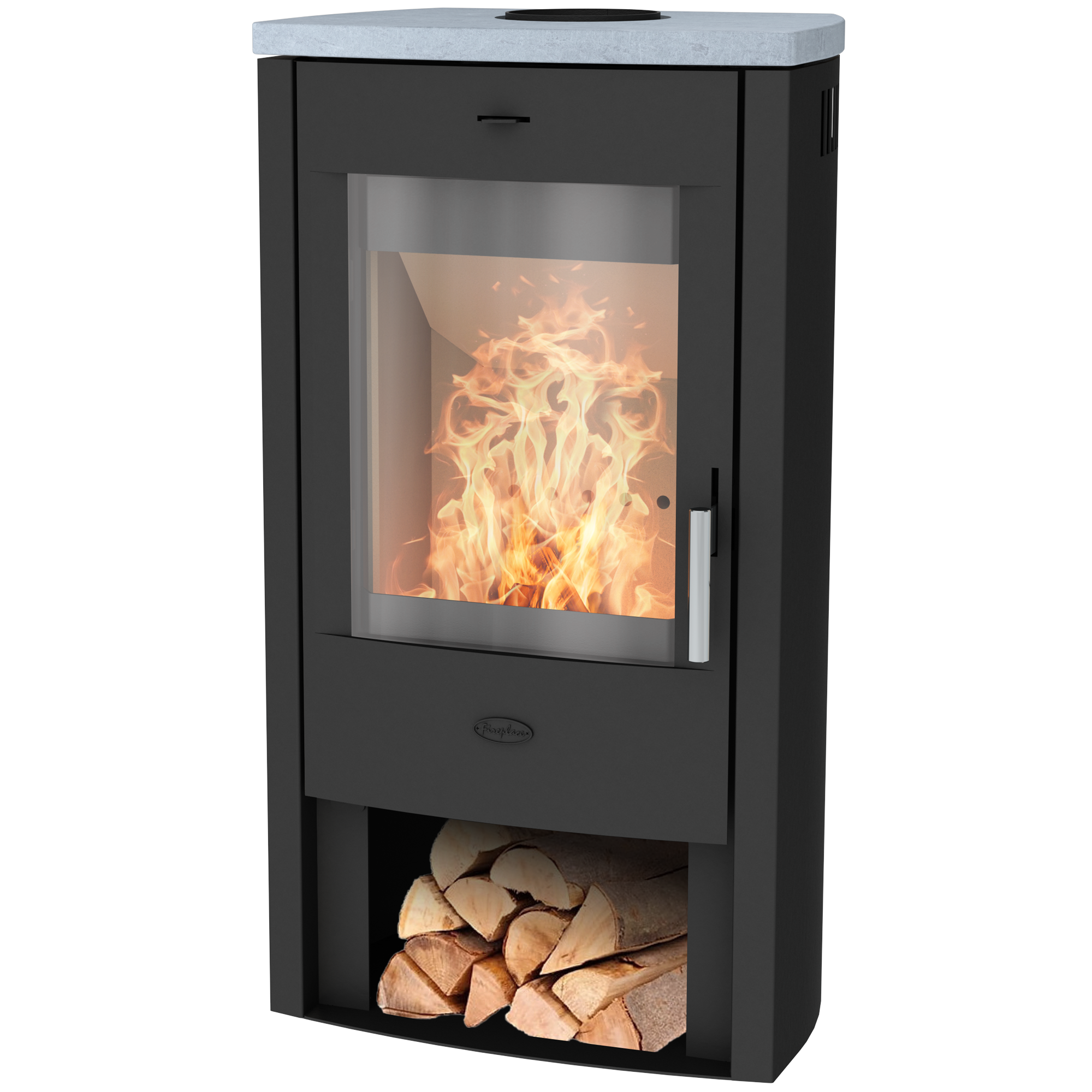 Poêle à bois - FIREPLACE Tuvalu - 6kW - Pierre ollaire