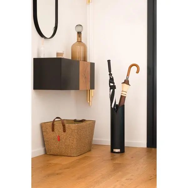 Porte-accessoires Volute rond Noir Le Marquier