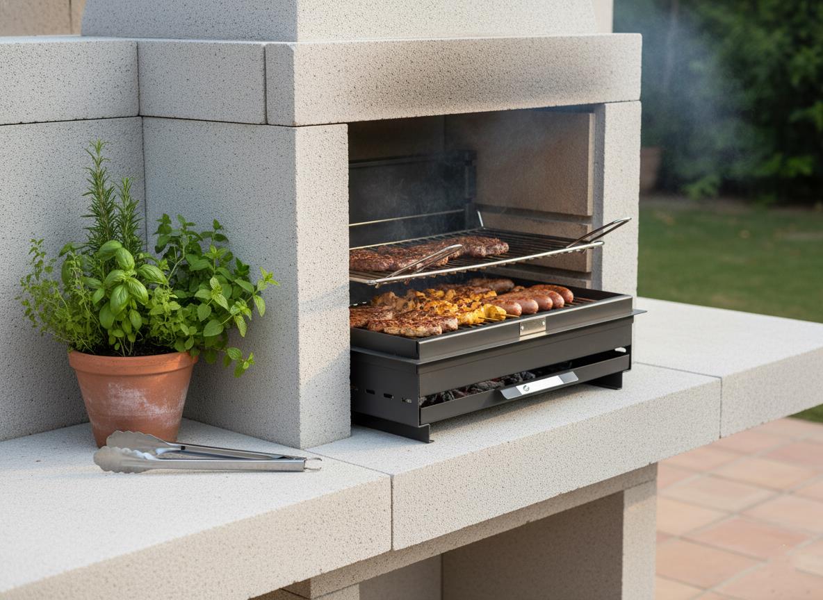 Barbecue Montory 61x40 Acier Le Marquier