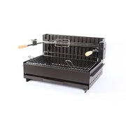 Barbecue Vulcain Tournebroche 61x33 Acier Le Marquier