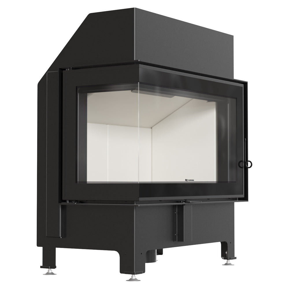 Insert à bois d'angle - ILD NORD MALMO Angle - 11kW - Gauche