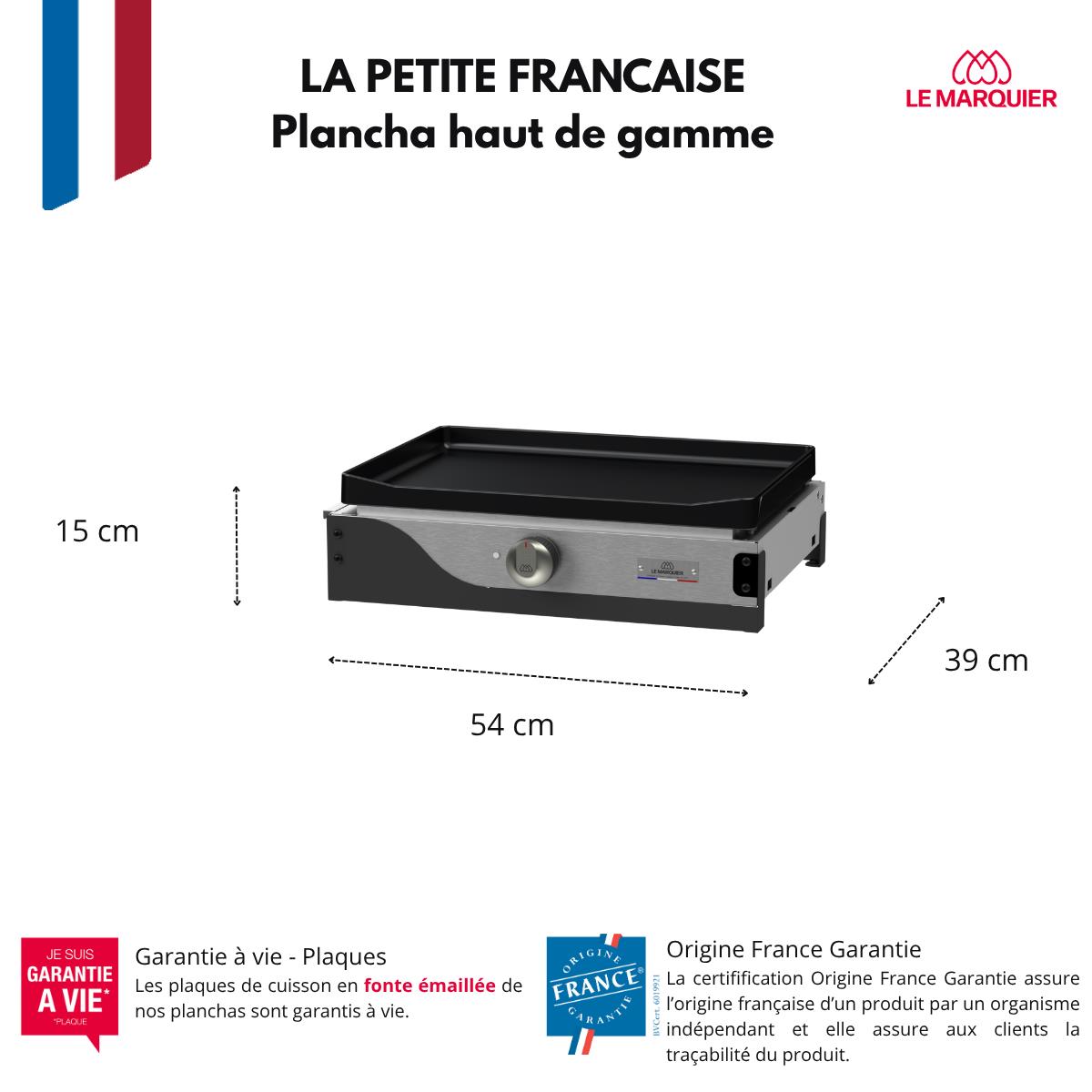 Plancha La Petite Française Electrique 150 Duo Le Marquier