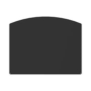 Plaque de sol Demi-ronde Noire L120 H80 Le Marquier